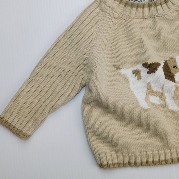 Harry & Me Boys 12 months beagle Dog Sweater & Hat Set - Picture 6 of 9